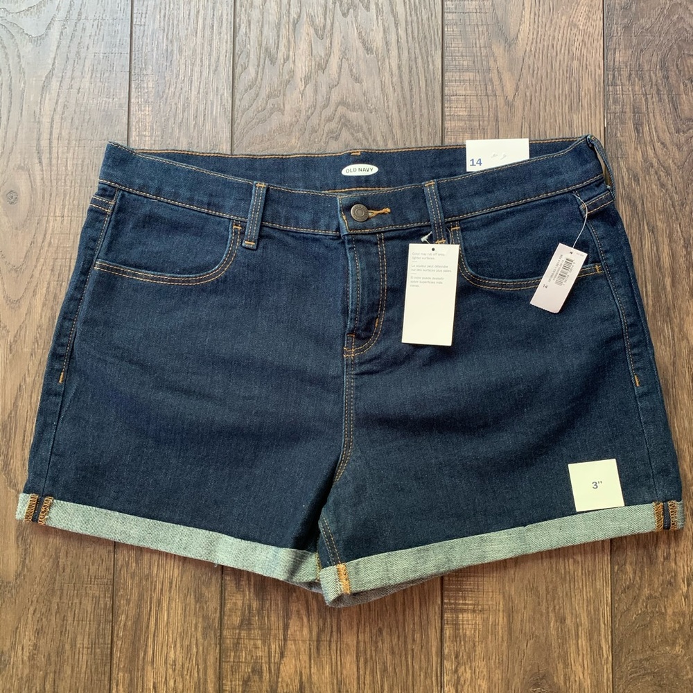 Midrise Denim Shorts NWT